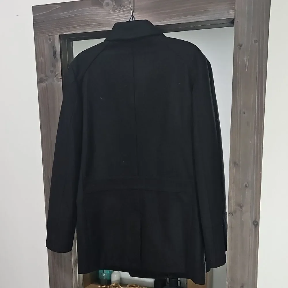 GUESS Classic Black Men's Peacoat
